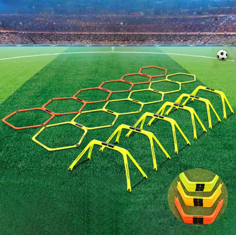 6-Pcs Training Rings Hexagon Set